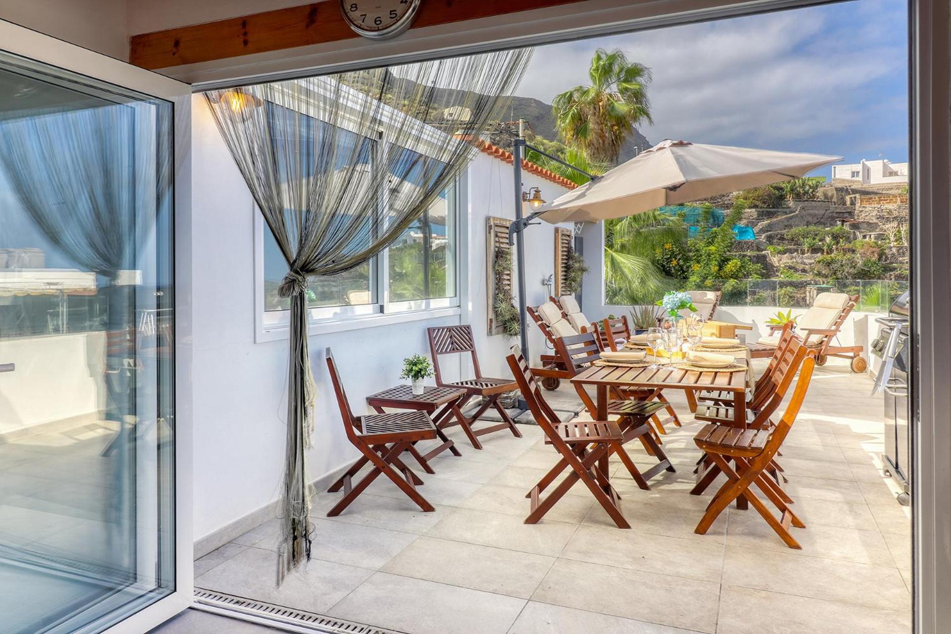 Big Terraced House, 100M To The Beach, With Bbq And Sea View Guincho  ภายนอก รูปภาพ